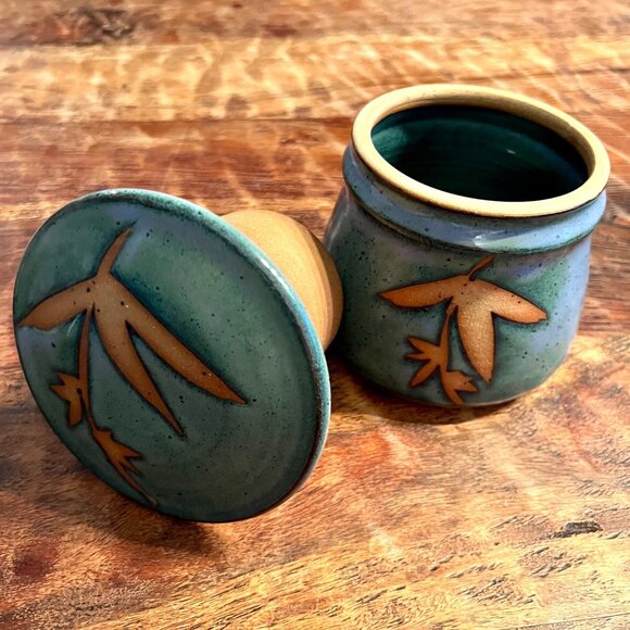 Handmade Studio Pottery French  Butter Keeper - Picture 3 of 11